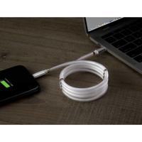 RENKFORCE USB 2.0 USB-C male kabel, Apple Lightning-stekker, 1.00 m, wit TO-6886779 - thumbnail