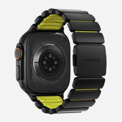 Nomad Stratos band black hardware (45-49mm) - Volt
