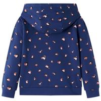 VidaXL Kindervest met capuchon 104 marineblauw - thumbnail