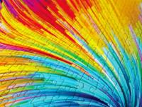 Colorful Paint Swirl Puzzel 1000 Stukjes - thumbnail