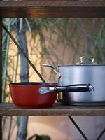 Sambonet Vintage Steelpan Ø 18 cm Rood - Ook inductie geschikt - thumbnail