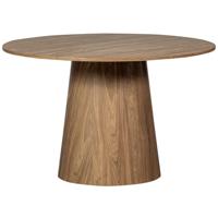 WOOOD Ronde Eettafel 'Maan' 120cm, kleur Walnoot - thumbnail