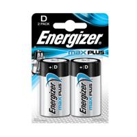 Batterij energizer max plus 2x d alkaline - thumbnail