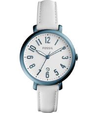 Horlogeband Fossil ES4203 Leder Wit 14mm Horlogeband Fossil ES4203 Leder Wit 14mm