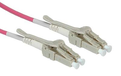 ROLINE glasvezelkabel 50/125µm OM4, LC/LC, Low-Loss connector, violet, 10 m