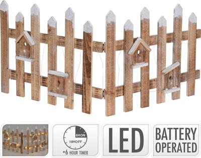 Hek met LED Bruin 98x40 cm KSD - Ksd Hek met LED Bruin 98x40 cm KSD - Ksd