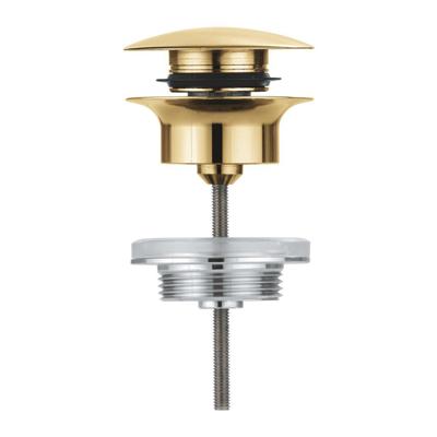 Grohe Waste Others met Push Open Plug Cool Sunrise Geborsteld