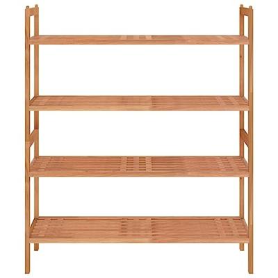 VidaXL Schoenenrekken 2 st 69x27x41 cm massief walnotenhout VidaXL Schoenenrekken 2 st 69x27x41 cm massief walnotenhout