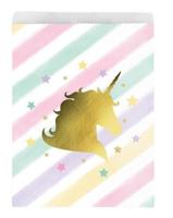 Haza Witbaard eenhoorn uitdeelzakjes, 10st. - thumbnail