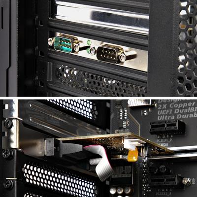 StarTech.com 2-Port PCI Express 2 poorten Seriële interfacekaart RS232 PCIe x1