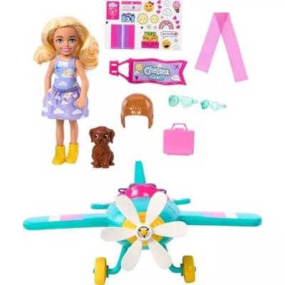Barbie Chelsea Beroepenpop Speelset met Pop en Vliegtuig Barbie Chelsea Beroepenpop Speelset met Pop en Vliegtuig