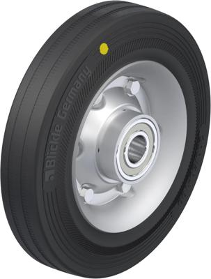 Blickle V 200/20K-EL Wiel met hoog draagvermogen Wieldiameter: 200 mm Draagvermogen (max.): 205 kg 1 stuk(s)