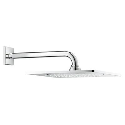 GROHE Rainshower F-series 10 Hoofddouche - 25.4x25.4cm - 1 straalsoort - wandarm 28.6cm - chroom 26070000 GROHE Rainshower F-series 10 Hoofddouche - 25.4x25.4cm - 1 straalsoort - wandarm 28.6cm - chroom 26070000