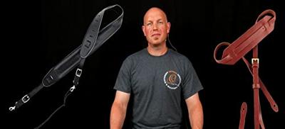 Ortega OSM-BK mandoline draagband leer zwart