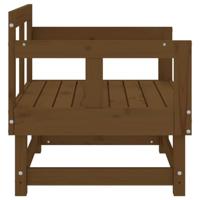 Tuinstoelen 2 st massief grenenhout honingbruin - thumbnail