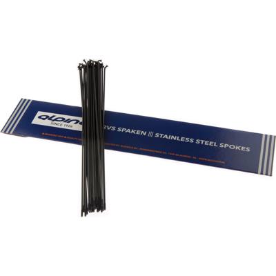 Alpina spaken 14g (2,00mm) 252mm rvs zwart (p36)
