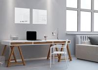 Sigel SI-GL111 Glasmagneetbord Artverum 480x480x15mm Wit - thumbnail