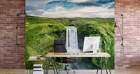 Fotobehang - Waterval, premium print, inclusief behanglijm - thumbnail