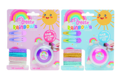 Casuelle Rainbow Hair Styling Kit Giftset