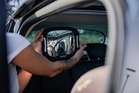 EZIMOOV EZI Mirror LED milieuvriendelijke autostoelspiegel zwart - thumbnail