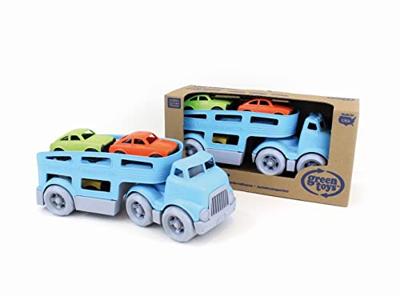 Green Toys speelgoed auto transporter - thumbnail