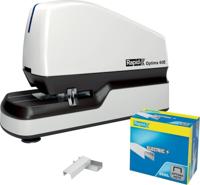 Rapid elektrische nietmachine Optima 60E, contactloos, 60 blad, wit/zwart - thumbnail