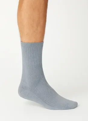 Wollen sokken zonder elastiek - Diabetes & medische sokken - Anti knel boord - HRS3109 - Zwart - HRS3109