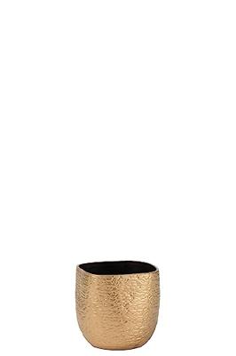 J-Line bloempot Audrey - keramiek - goud - small - Ø 20 cm J-Line bloempot Audrey - keramiek - goud - small - Ø 20 cm
