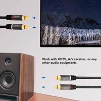 LogiLink CA1203 Cinch Audio Aansluitkabel 1.5 m Zwart Afgeschermd, Kleurcodering - thumbnail