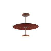 Penta - Feel Medium steel Zwart metaal Hanglamp - thumbnail