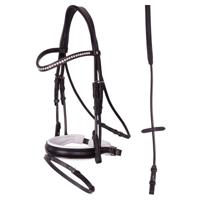 Anky Shaped hoofdstel zwart/wit maat:full - thumbnail