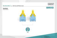 Digitus DK-1511-020/Y RJ45 Netwerkkabel, patchkabel CAT 5e U/UTP 2.00 m Geel Verdraaide paren 1 stuk(s) - thumbnail