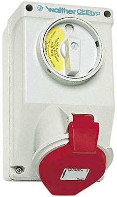 Walther Werke AT110 AT110 CEE-wandcontactdoos 16 A 5-polig 400 V 1 stuk(s)
