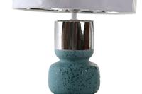 Bureaulamp DKD Home Decor Keramisch Groen 220 V 50 W 30 x 30 x 54 cm - thumbnail