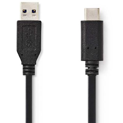 Nedis USB-A - USB C 3.1 Gen2 kabel 1.0m zwart