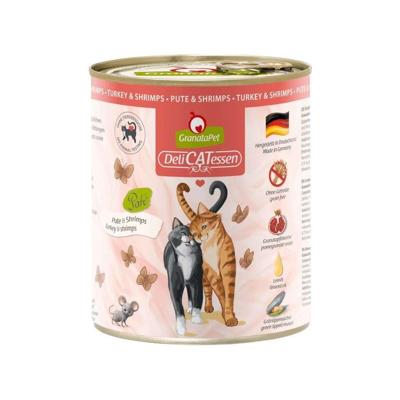 GRANATAPET DeliCATessen Turkey and shrimps - nat kattenvoer - 800g