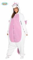 Onesie Unicorn Pyjama Vrouw - Roze - thumbnail