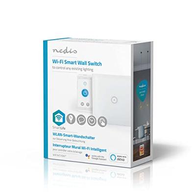 Wi-Fi smart lichtschakelaar | Enkel Wi-Fi smart lichtschakelaar | Enkel