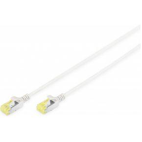 Digitus DK-1624-A-010S RJ45 Netwerkkabel, patchkabel CAT 6A U/FTP 1.00 m Grijs Afgeschermd, Halogeenvrij, Afgeschermd (dubbel) 1 stuk(s)