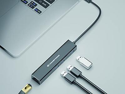 Conceptronic DONN07B interface hub USB 3.2 Gen 1 (3.1 Gen 1) Type-C 5000 Mbit/s Zwart