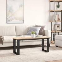 Tafelblad rechthoekig 110x40x1,7 cm massief grenenhout - thumbnail