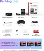 VIOFO A229 PRO 2CH Voor en Achter 4K+2 K HDR Dual Dash CAM met STARVIS 2 SENSOREN Super Nachtzicht Spraakbesturing - thumbnail