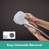 Hansgrohe Croma Select E handdouche 110 vario EcoSmart 9 l/min, wit/chroom - thumbnail
