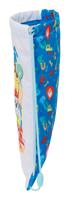 Rugtas met Koordjes The Paw Patrol Pups rule Blauw 26 x 34 x 1 cm - thumbnail