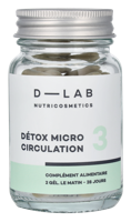 D-Lab Nutricosmetics - D-Lab Detox Micro Circulation 3 Capsules 28 stuk Gerichte behandeling 28 pc - thumbnail