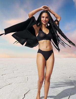 Zero feel Soft Bra Bliss - Naadloze BH top - Kanten bralette met brede bandjes