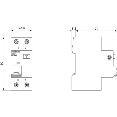 Siemens 5SU13567KK16 Schakelrelais 16 A 0.03 A 230 V Siemens 5SU13567KK16 Schakelrelais 16 A 0.03 A 230 V