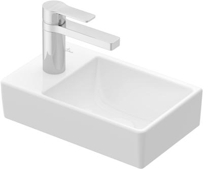 Villeroy & Boch Avento fontein 1 kraangat links zonder overloop 36x22cm - wit 43003r01