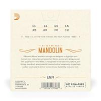 D&apos;Addario EJM74 Monel Medium 11-40 snaren voor mandoline - thumbnail