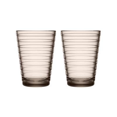 Iittala Aino Aalto Waterglas 0,33 l Linnen, per 2